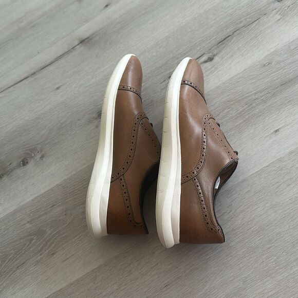 Johnston & Murphy Hennings Cap Toe Oxfords Tan 11.5 NWT‎ WITHOUT BOX - Picture 4 of 5